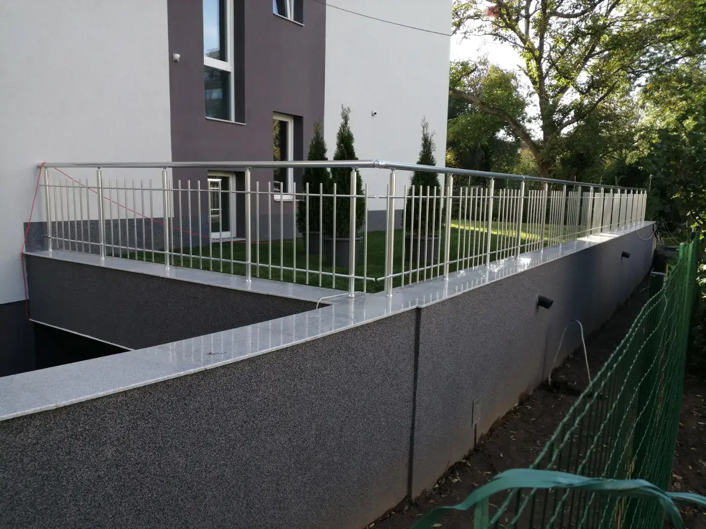 Алуминиев парапет решетка Ф16 Ф30